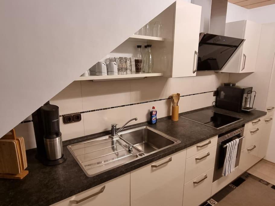 Gemuetliche Wohnung Am Waldrand Thierhaupten Bagian luar foto